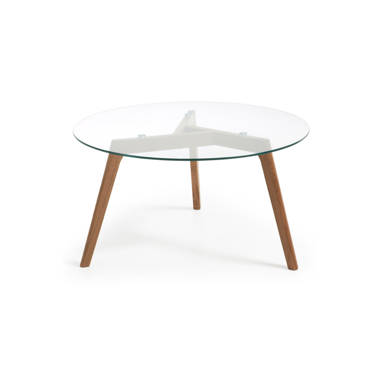 The brick round discount glass dining table